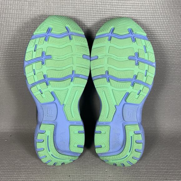 Brooks Ghost 15 Women Size 10 B Peacock Vista Blue Linen Running Shoes Sneakers - Picture 10 of 12
